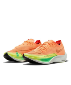 Women's ZoomX Vaporfly Next% 2 'Peach Cream Green Shock' - CU4123-801