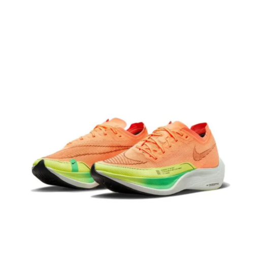 Women's ZoomX Vaporfly Next% 2 'Peach Cream Green Shock' - CU4123-801