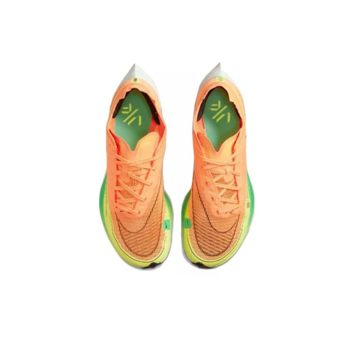 Women's ZoomX Vaporfly Next% 2 'Peach Cream Green Shock' - CU4123-801