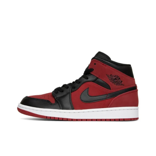 Air Jordan 1 Mid Gym Red Black - 554724-610