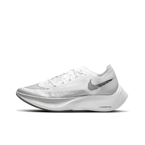 Zoomx Vaporfly Next% 2 ''White Black-Metallic Silver'' Sneakers - CU4123-100