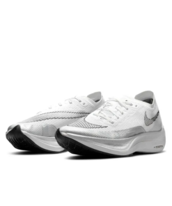 Zoomx Vaporfly Next% 2 ''White Black-Metallic Silver'' Sneakers - CU4123-100