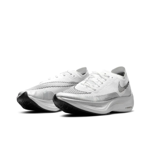 Zoomx Vaporfly Next% 2 ''White Black-Metallic Silver'' Sneakers - CU4123-100