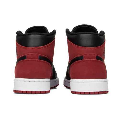 Air Jordan 1 Mid Gym Red Black - 554724-610