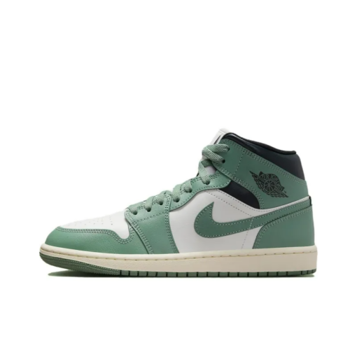 Air Jordan 1 Mid Jade Smoke - Bq6472-130