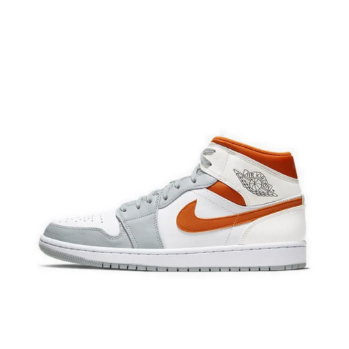 Air Jordan 1 Mid Starfish Pure Platinum - Cw7591-100