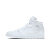 Air Jordan 1 Retro Mid 'Triple White' 554724-104