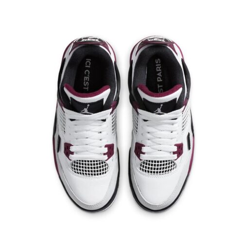 (GS) Air Jordan 4 Retro x Paris Saint-Germain 'Bordeaux' CZ6509-100