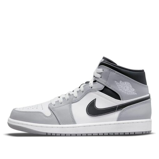 Air Jordan 1 Mid 'Light Smoke Grey' 554724-078