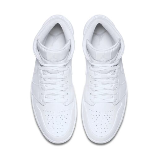 Air Jordan 1 Retro Mid 'White Pure Platinum' 554724-104