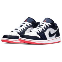 Air Jordan 1 Retro Low 'Obsidian Ember Glow' 553558-481
