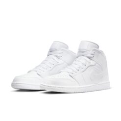 Air Jordan 1 Mid 'Triple White' 2022 554724-136