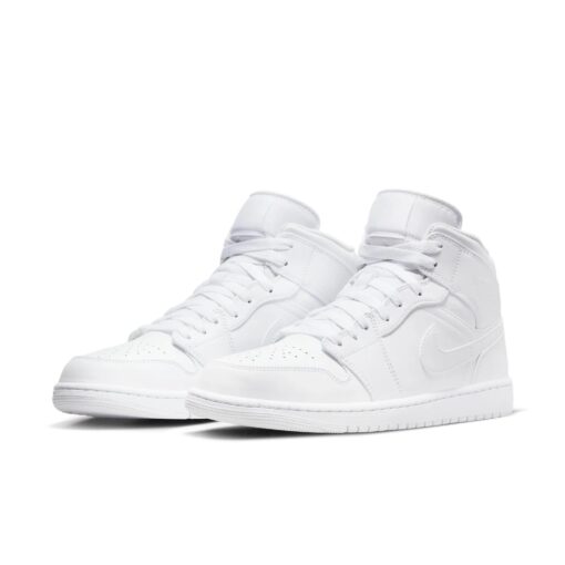 Air Jordan 1 Mid 'Triple White' 2022 554724-136