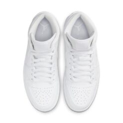 Air Jordan 1 Mid 'Triple White' 2022 554724-136