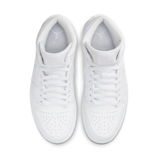 Air Jordan 1 Mid 'Triple White' 2022 554724-136