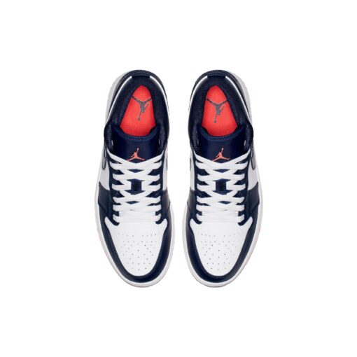 Air Jordan 1 Retro Low 'Obsidian Ember Glow' 553558-481