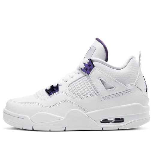 (GS) Air Jordan 4 Retro 'Purple Metallic' 408452-115