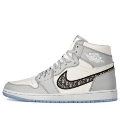 Air Jordan 1 High OG x Dior 'White Wolf Grey' CN8607-002