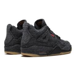 (GS) Air Jordan 4 Retro x Levi's 'Black Denim' AQ9103-001