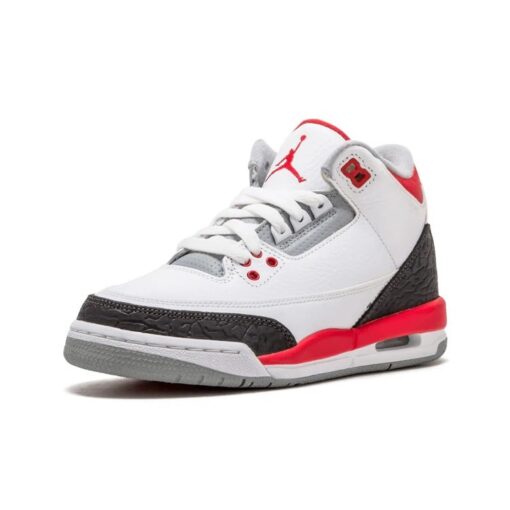 (GS) Air Jordan 3 Retro 'Fire Red' 2013 398614-120