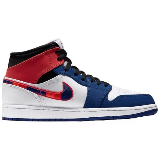 Air Jordan 1 Mid 'Multicolored Swoosh' 852542-146