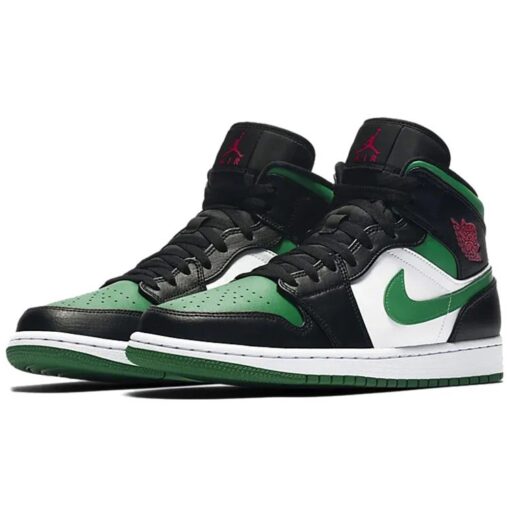 Air Jordan 1 Mid 'Green Toe' 554724-067