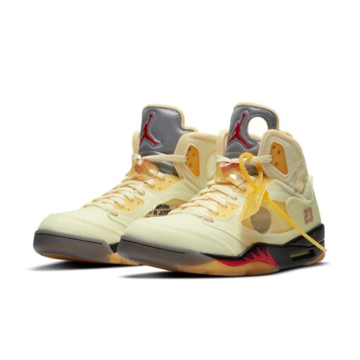 Air Jordan 5 x Off-White SP 'Sail' DH8565-100