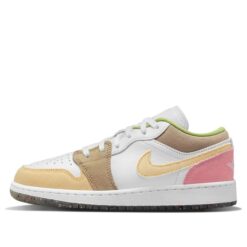 (GS) Air Jordan 1 Low SE 'Pastel Grind' DJ0341-100