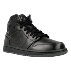 Air Jordan 1 Mid 'Black' 554724-021
