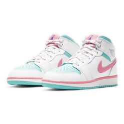 (GS) Air Jordan 1 Mid 'Digital Pink' 555112-102