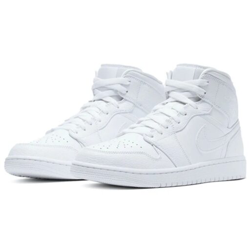 Air Jordan 1 Mid 'Triple White 2020' 554724-130