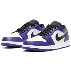 Air Jordan 1 Low 'Court Purple White' 553558-500