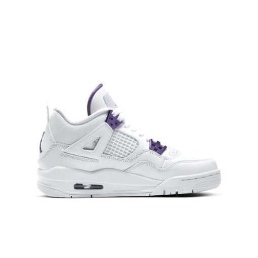 (GS) Air Jordan 4 Retro 'Purple Metallic' 408452-115