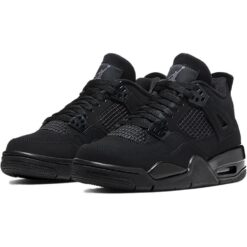 (GS) Air Jordan 4 Retro 'Black Cat' 2020 408452-010