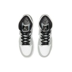(GS) Air Jordan 1 Mid 'Light Smoke Grey Black' 554725-092