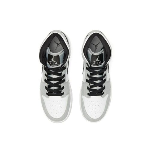 (GS) Air Jordan 1 Mid 'Light Smoke Grey Black' 554725-092