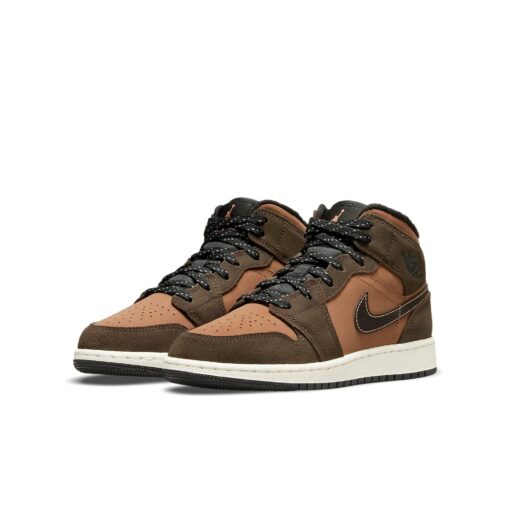 (GS) Air Jordan 1 Mid SE 'Earth Tone' DC7248-200