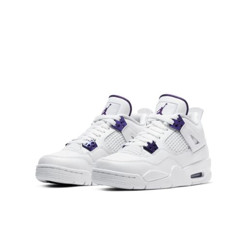 (GS) Air Jordan 4 Retro 'Purple Metallic' 408452-115