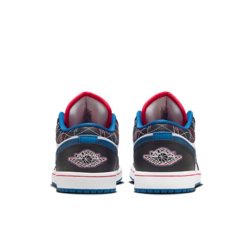 Air Jordan 1 Low 'White Industrial Blue Siren Red' FV3622-141