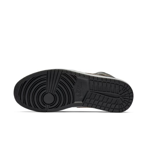 Air Jordan 1 Mid Patent 'Black Gold' 852542-007