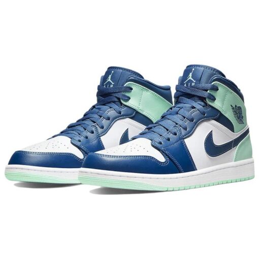 Air Jordan 1 Mid 'Blue Mint' 554724-413