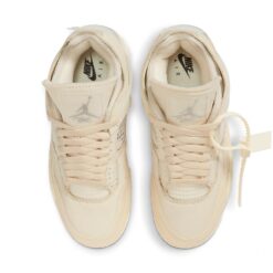 (WMNS) Air Jordan 4 x Off-White SP 'Sail' CV9388-100