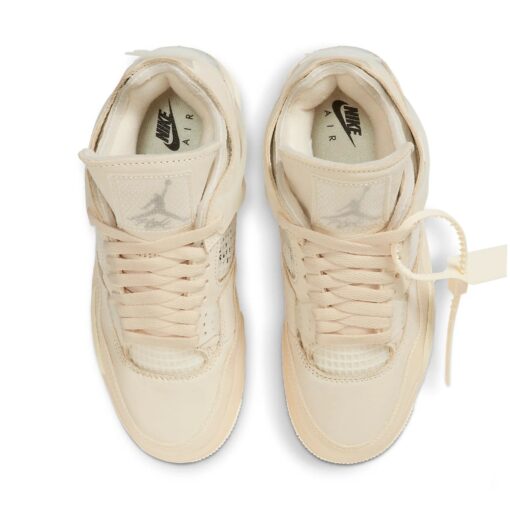 (WMNS) Air Jordan 4 x Off-White SP 'Sail' CV9388-100
