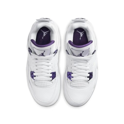 (GS) Air Jordan 4 Retro 'Purple Metallic' 408452-115