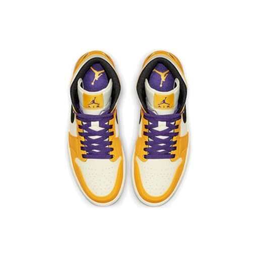Air Jordan 1 Mid 'Lakers Gold' 852542-700