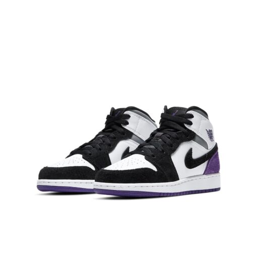 (GS) Air Jordan 1 Mid SE 'Varsity Purple' BQ6931-105