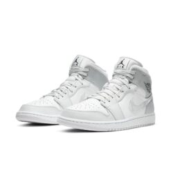 Air Jordan 1 Mid 'Swoosh Logo - Grey Camo' DC9035-100