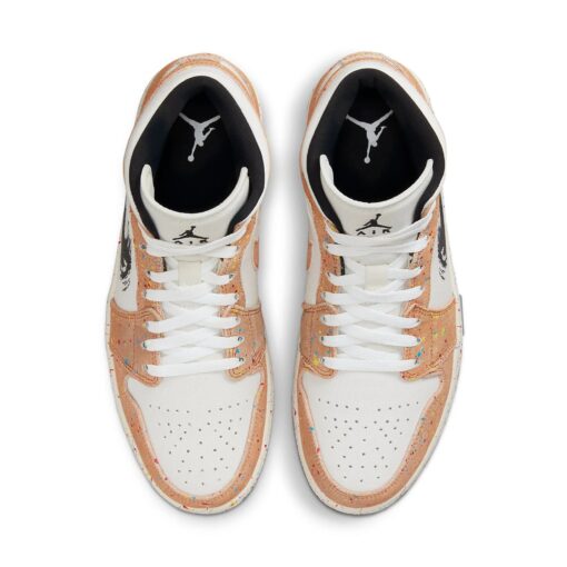 Air Jordan 1 Mid SE 'Brushstroke Paint Splatter' DA8005-100