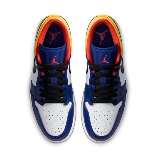 Air Jordan 1 Low 'White Deep Royal Blue' 553558-123