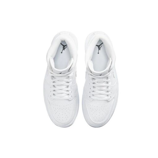 (WMNS) Air Jordan 1 Mid 'White Snakeskin' BQ6472-110
